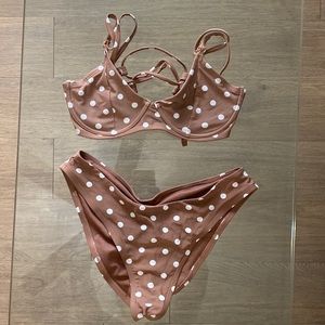 NWOT Polkadot Bikini Set